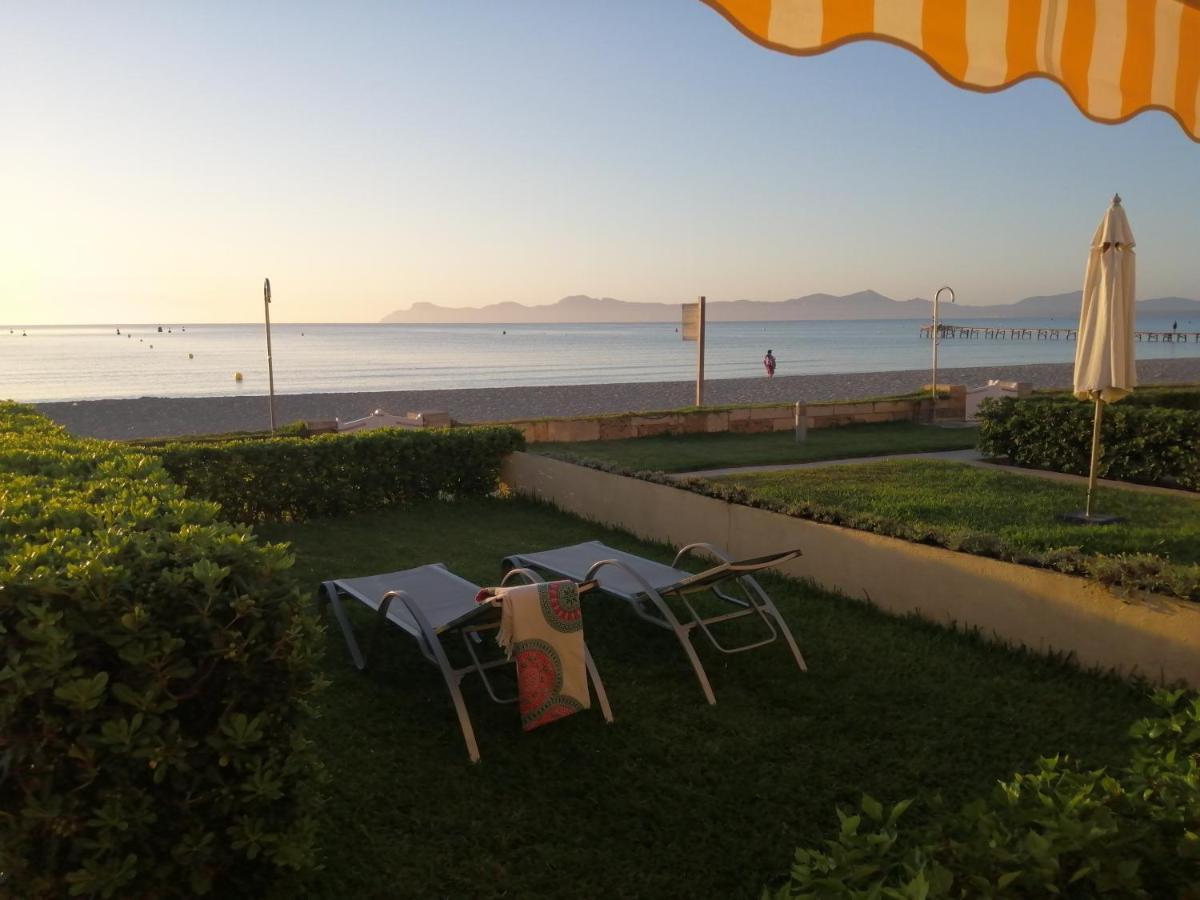 Apartamento Apt playa de Muro ca n Ines - 1ª linea de playa Puerto de Alcúdia Exterior foto